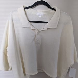 Cream Crop Top